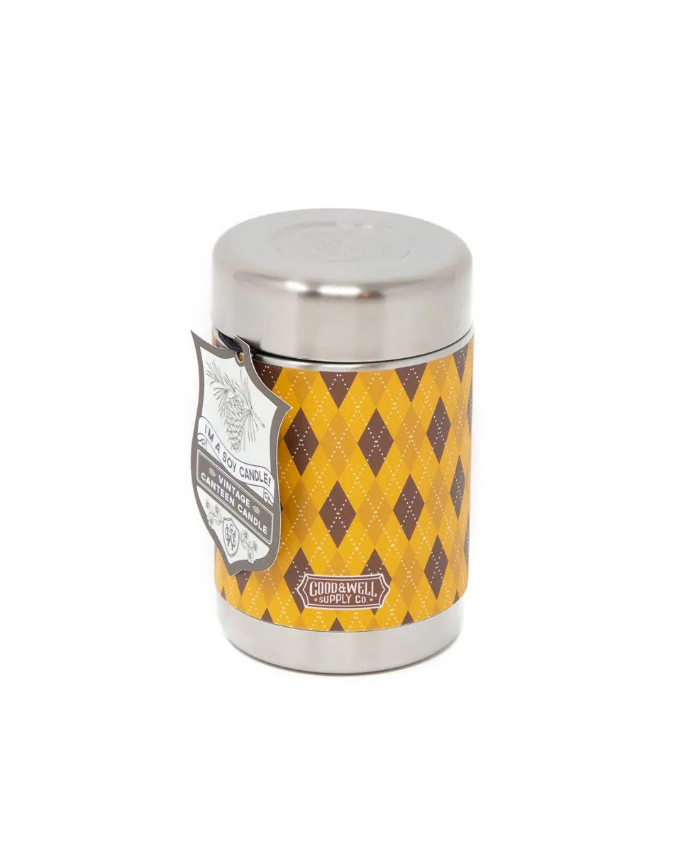 Vintage Canteen Candle - Early Morning Hike