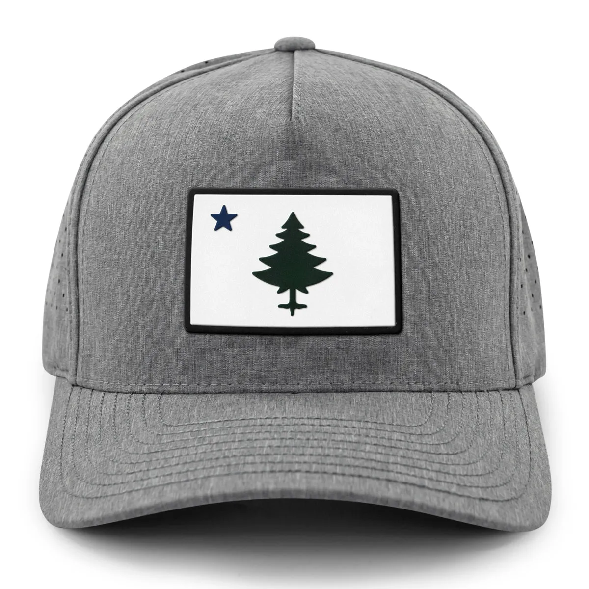 Vintage Maine Flag PVC Performance Hat