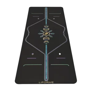 VNP Liforme Cosmic Moon Yoga Mat Black - Factory Second