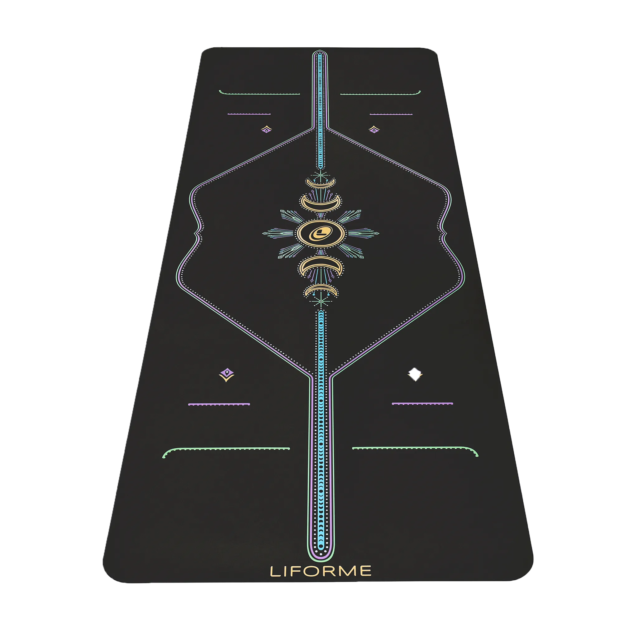 VNP Liforme Cosmic Moon Yoga Mat Black - Factory Second