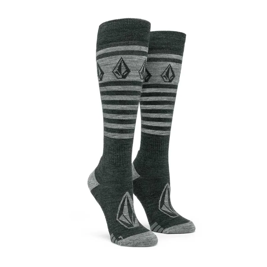 Volcom Women's Striker Wool Blend Otc Sock Black 2025