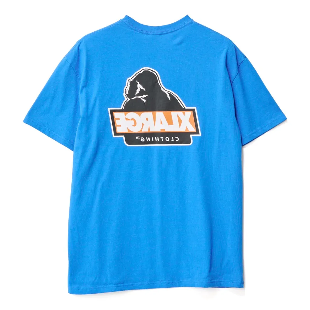 XLARGE SLANTED SS TEE - BRIGHT BLUE