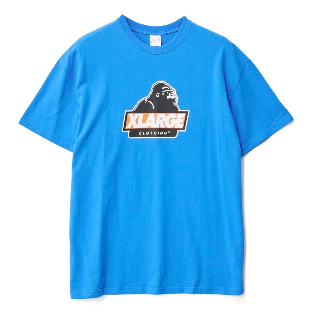 XLARGE SLANTED SS TEE - BRIGHT BLUE