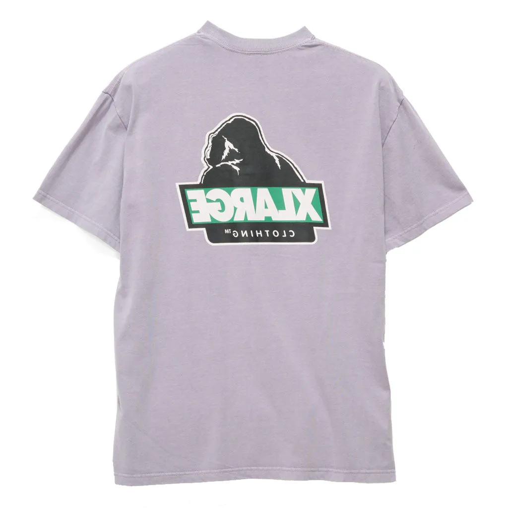 XLARGE SLANTED SS TEE - MAUVE