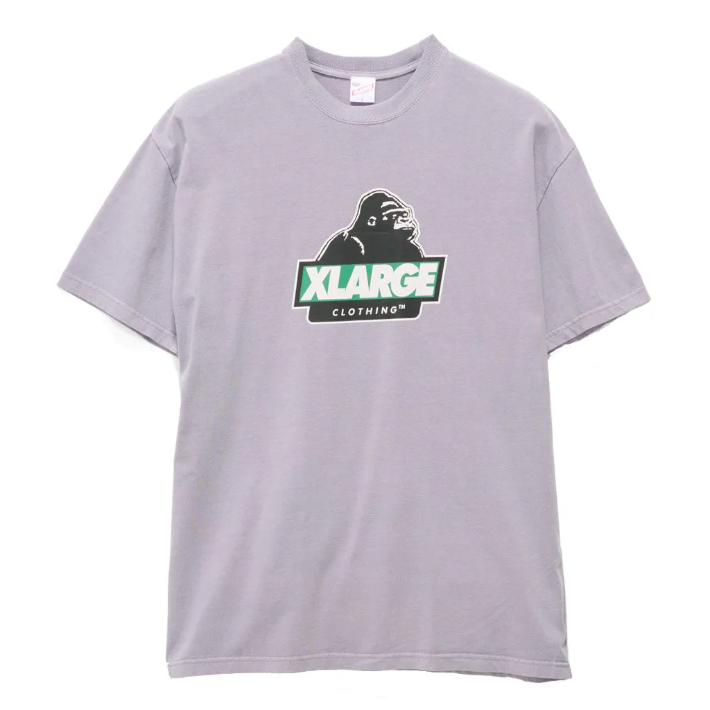 XLARGE SLANTED SS TEE - MAUVE