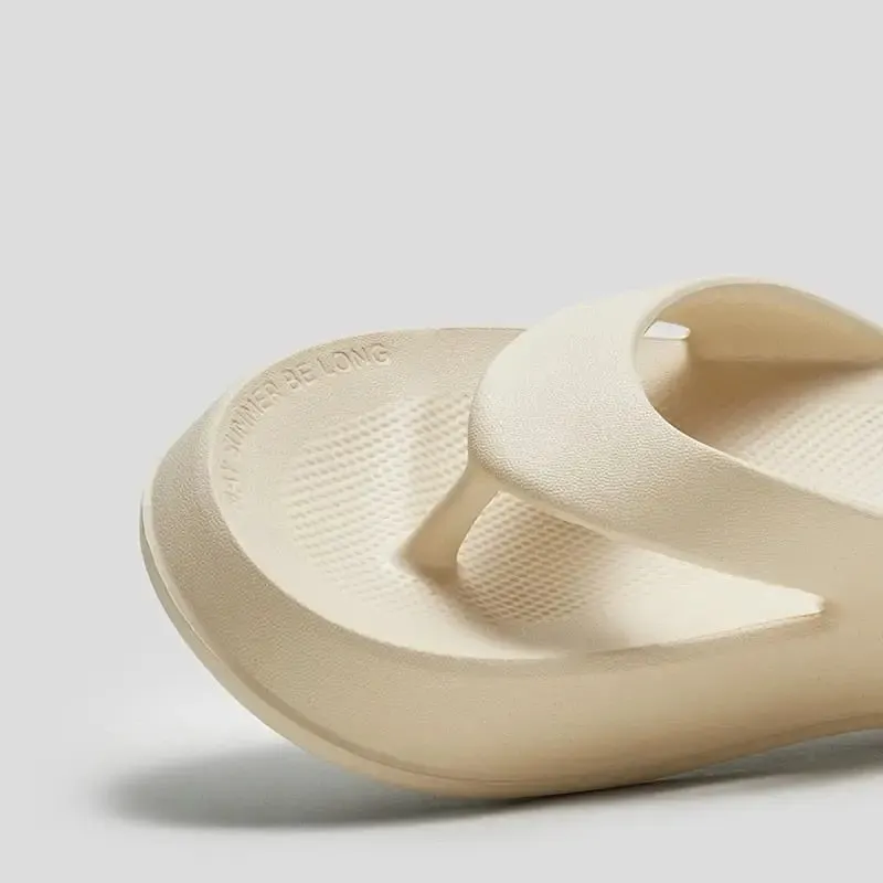 Y2K Non-Slip Flip Flops with Stylish Platform Elevation