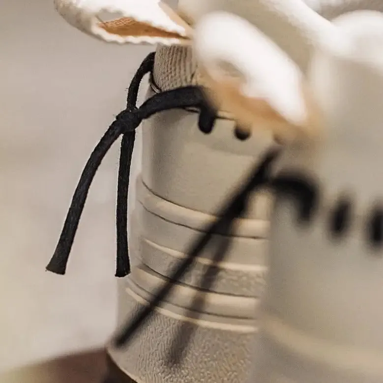 Y2K Stitched Leather Shoes for Streetwear Style