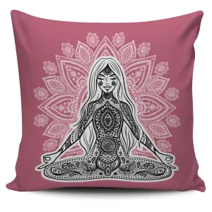 YOGA MANDALA PILLOW COVERS