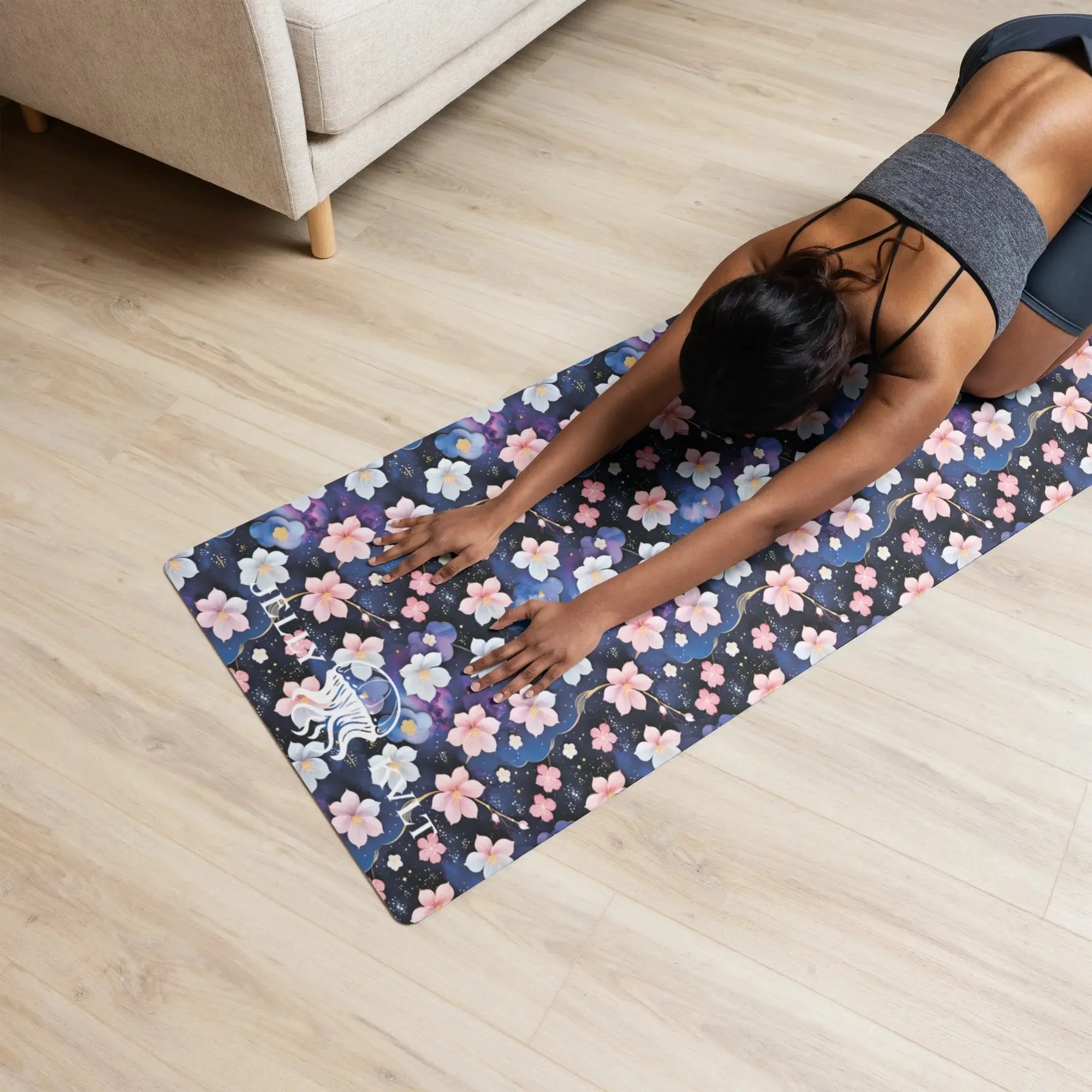 Yoga mat - Midnight Sakura