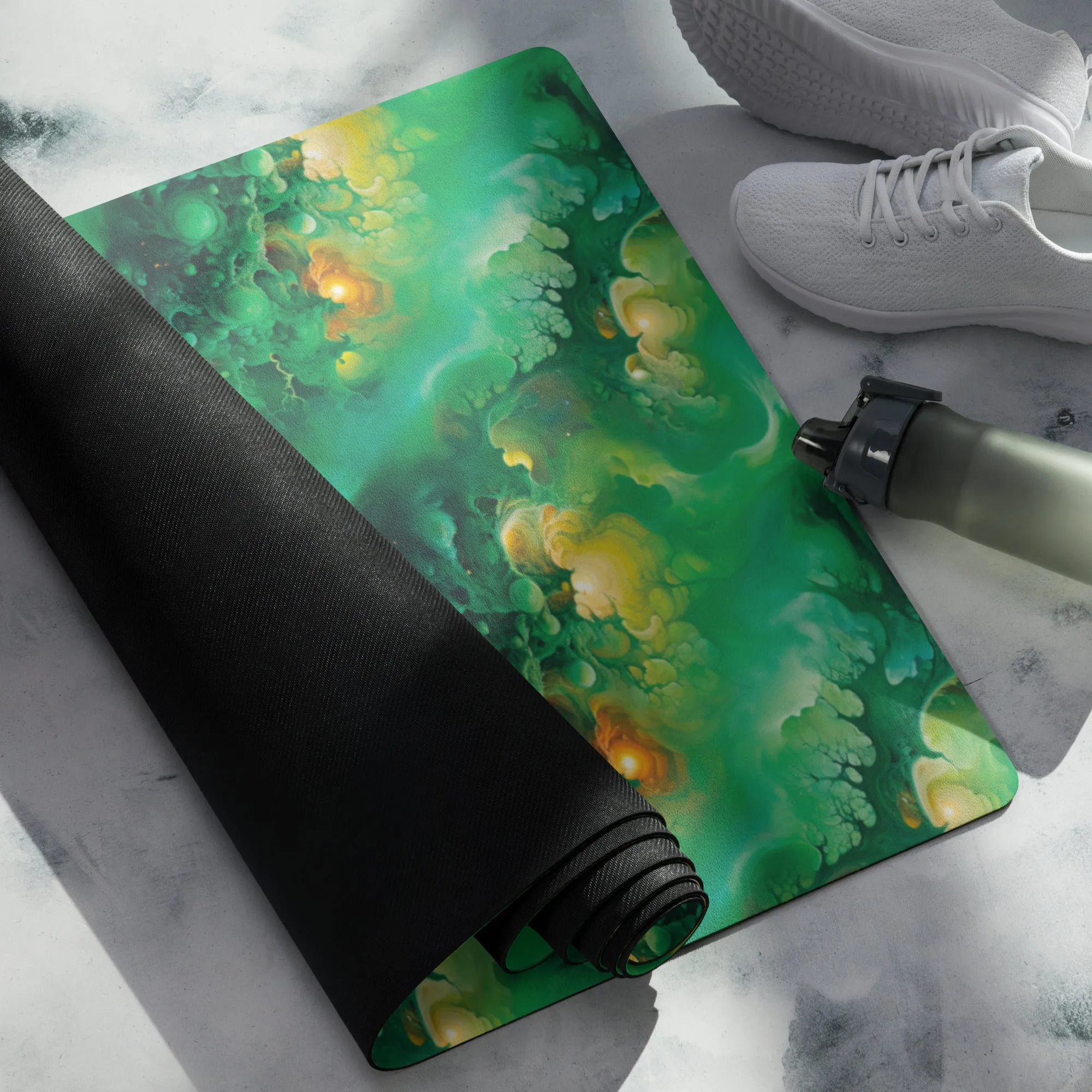 Yoga mat - Viridian Shroud