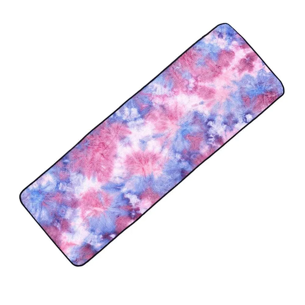 Yoga Meditation Mat 72”×24”Non Slip Hot Yoga Towel Sweat Absorbent Yoga Mat