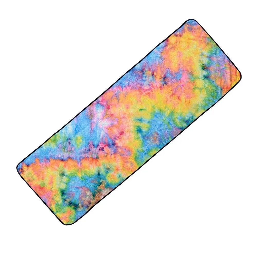 Yoga Meditation Mat 72”×24”Non Slip Hot Yoga Towel Sweat Absorbent Yoga Mat