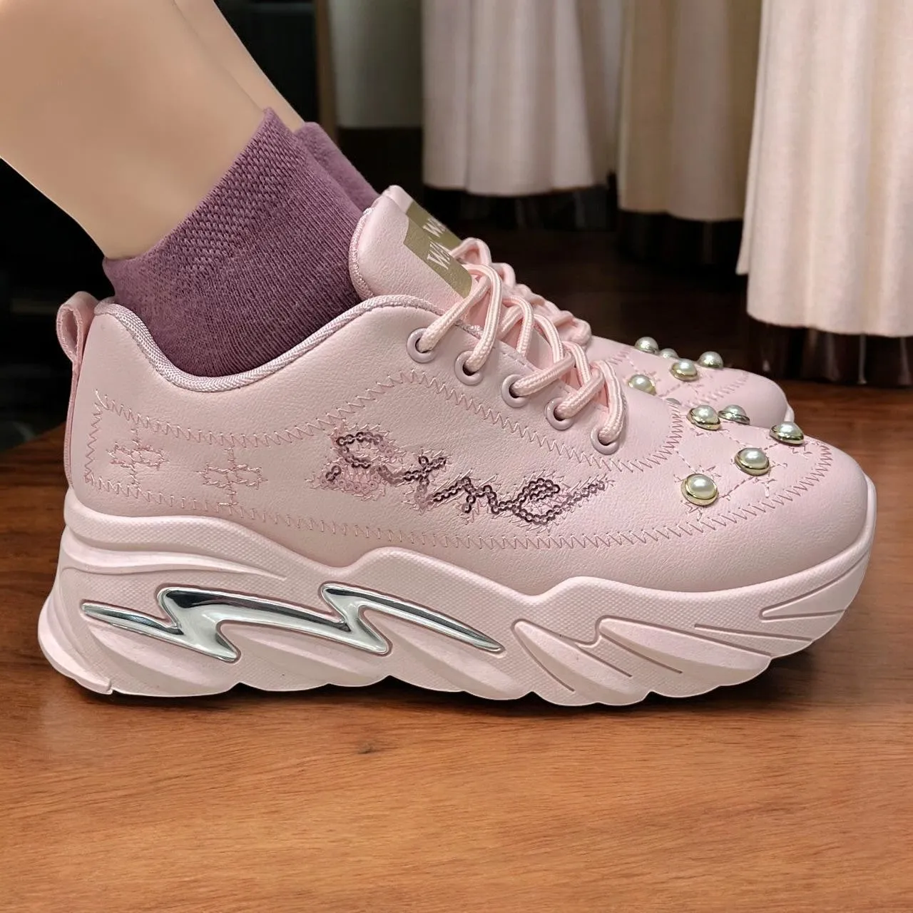 YY5591 pearl shoes