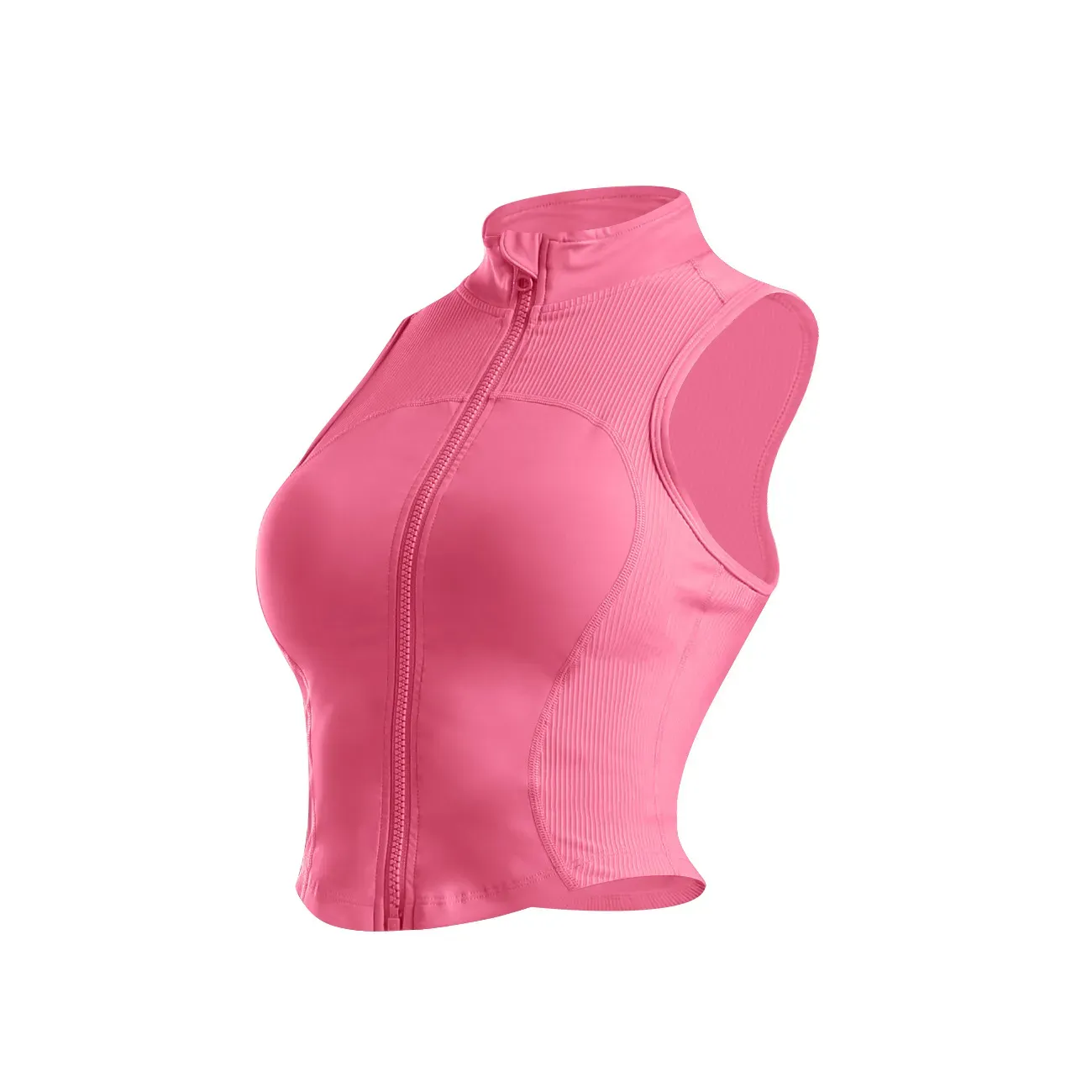 Zip Up Tank Top